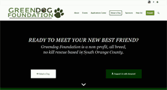 Desktop Screenshot of greendogfoundation.org